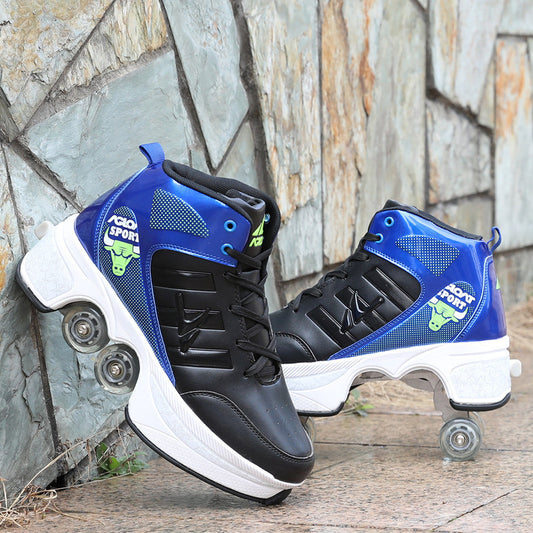 Patines de rodillos simples y dobles Heelys transpirables para niños