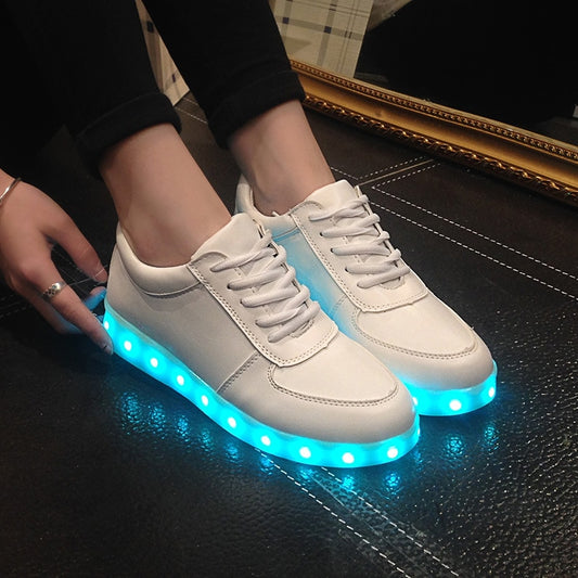 Zapatillas luminosas con cargador USB Niños