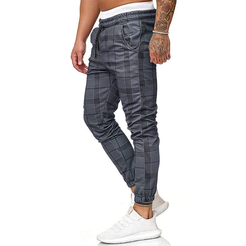 Pantalones a cuadros para hombre