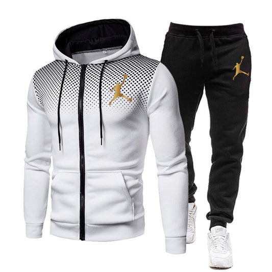 Conjunto de sudadera Jordan con capucha estampada