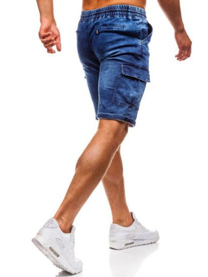 pantalones cortos de mezclilla elásticos