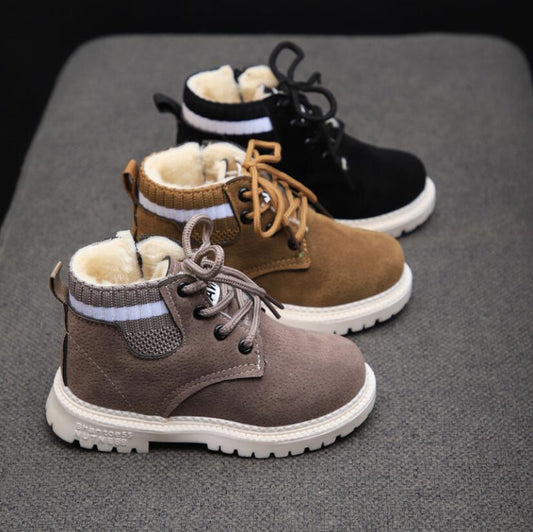 botas Martin de cuero suave para Niños