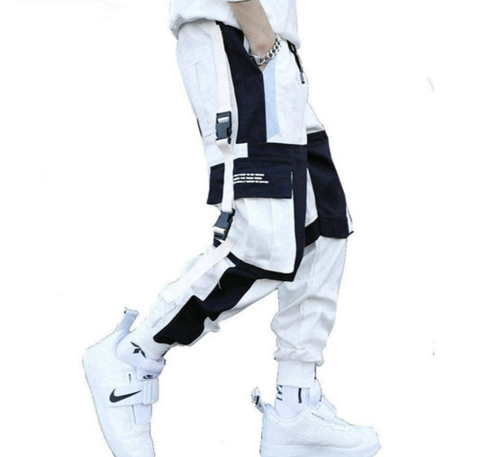 Streetwear Men's Multi Pockets Cargo Harem Pants Hip Hop Casual Male Track Pants Joggers Trousers Fashion Harajuku Men Pants - FEDUIN shop
