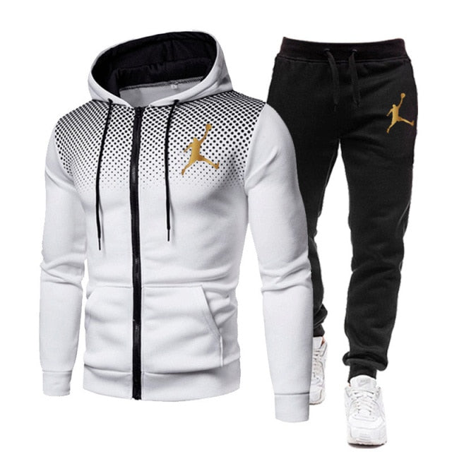 Conjunto de sudadera Jordan con capucha estampada
